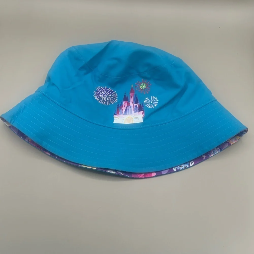 Disney Parks Joey Chou Adult Reversible 2 in 1 Bucket Hat Mickey, Dumbo & Others